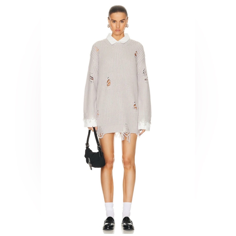 SER.O.YA Light Gray Knit Sweater